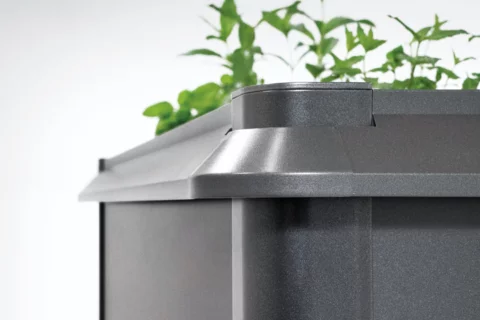 Ochrana proti slimákom 2x1 tmavosivá-metalická