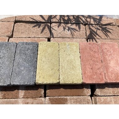 Otĺkaná Dlažba PATIO 25x12,4x5cm klinker žltá DOPREDAJ