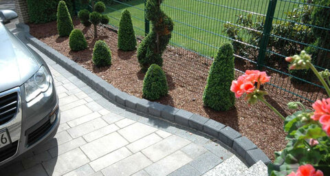 Palisáda CITY® 30cm hnedá