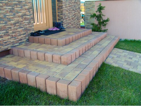 Palisáda PADOVA 60 cm červená
