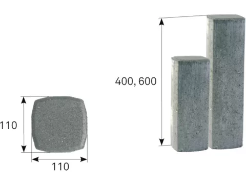 Palisáda PREMIUM 40cm prírodná