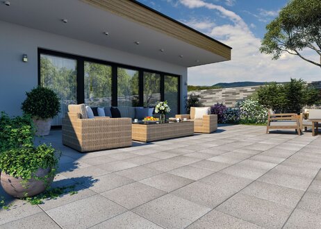 Platňa FATIMA 40/40/4cm sivá