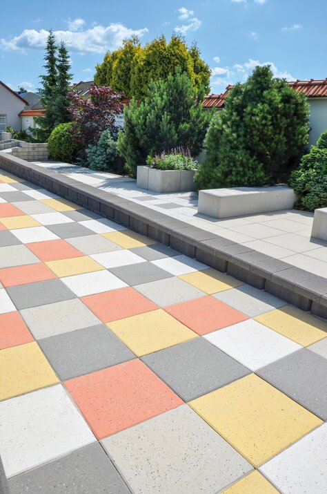 Platňa FATIMA 40/40/4cm žltá