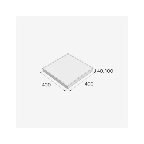 Platňa hladká 40/40/4cm