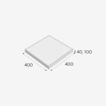 Platňa hladká 40/40/4cm