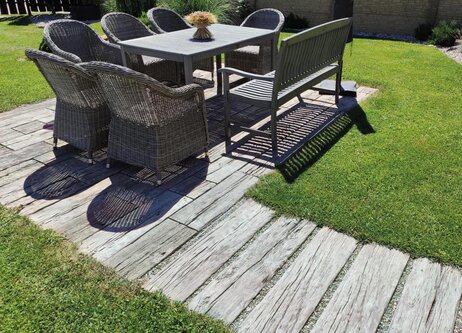 Platňa Línia dreva - doska Imitácia dub 25x25x5cm dub arktic