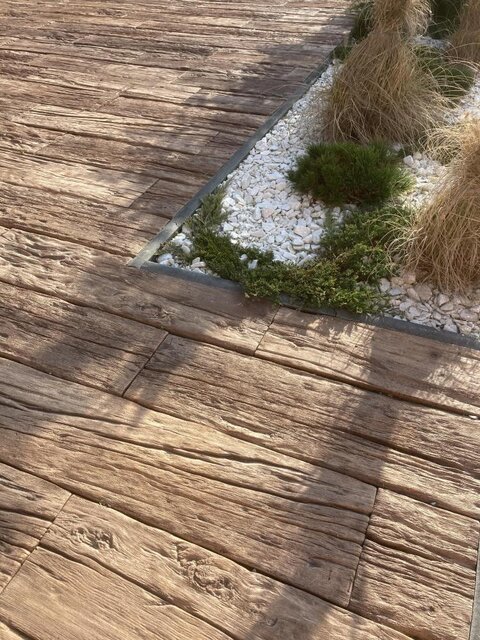 Platňa Línia dreva - doska Imitácia dub 50x25x5cm dub svetlý