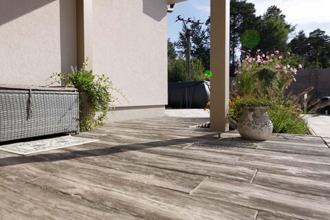 Platňa Línia dreva - doska Imitácia dub 75x25x5cm dub arktic