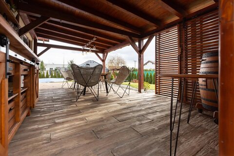 Platňa Línia dreva - doska Imitácia smrek 45x22,5x5cm smrek tmavý