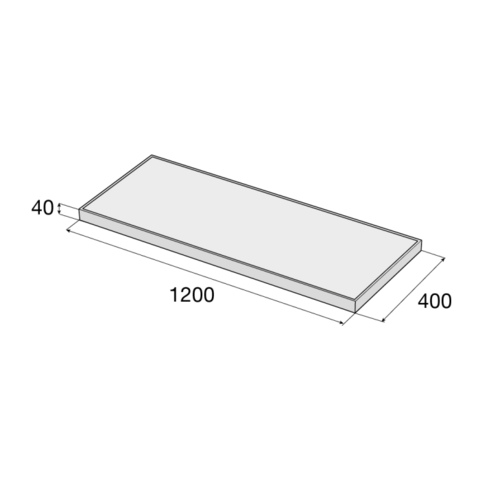Platňa LITE Modena 120/40/4 šedá