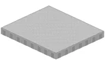 Platňa TERRA 80x80x8cm onyx