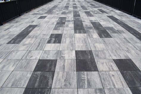 Platňa Terrazza naturo 40x40x5cm black-shadow