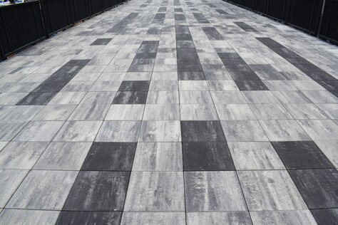 Platňa Terrazza naturo 40x40x5cm black-shadow