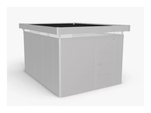 Plechový Záhradný Domček CasaNova® 3x4 strieborná-metalická