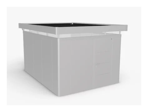 Plechový Záhradný Domček CasaNova® 3x4 strieborná-metalická