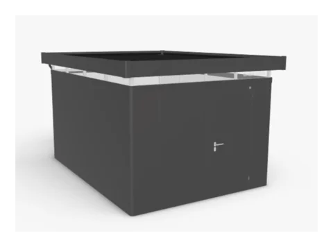 Plechový Záhradný Domček CasaNova® 3x4 tmavosivá-metalická