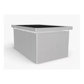 Plechový Záhradný Domček CasaNova® 3x5 strieborná-metalická