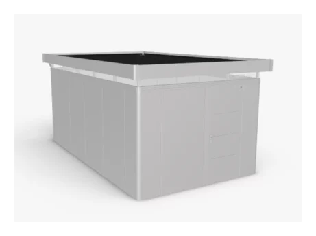 Plechový Záhradný Domček CasaNova® 3x5 strieborná-metalická