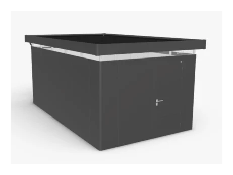 Plechový Záhradný Domček CasaNova® 3x5 tmavosivá-metalická