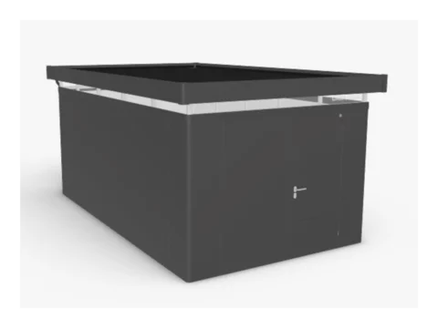 Plechový Záhradný Domček CasaNova® 3x5 tmavosivá-metalická