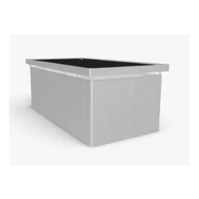 Plechový Záhradný Domček CasaNova® 3x6 strieborná-metalická