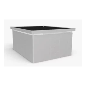 Plechový Záhradný Domček CasaNova® 4x5 strieborná-metalická