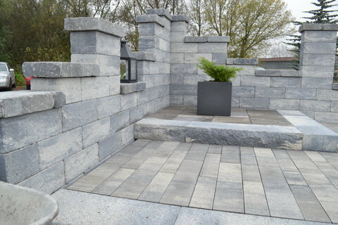 Plot DUVAR LIGHT 1/1 40x20x15cm granito