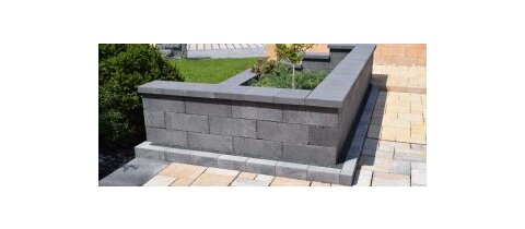 Plot DUVAR Plotová strieška Light 25x25x8cm grafitová