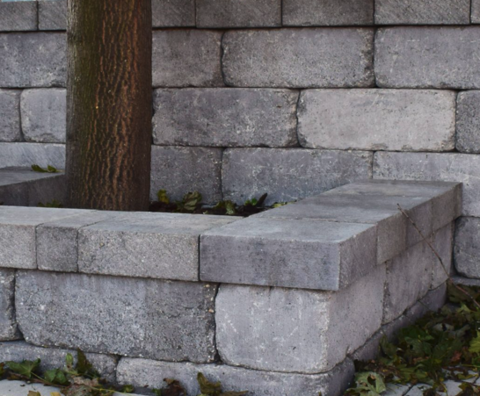 Plot DUVAR Plotová strieška Light 25x25x8cm granito