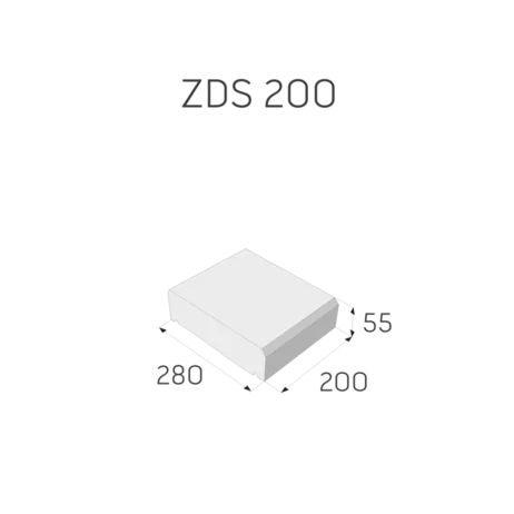 Plotová strieška priebežná ZDS 200 hnedá