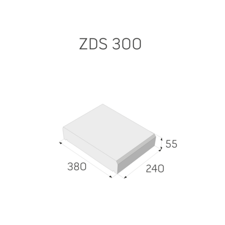 Plotová strieška stĺpiková ZDS 300 hnedá