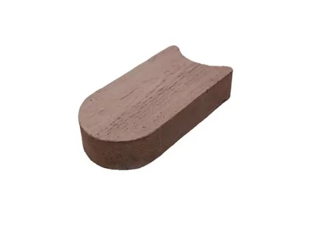 Presbeton trávový lem BARK 22x12x5 cm hnedá