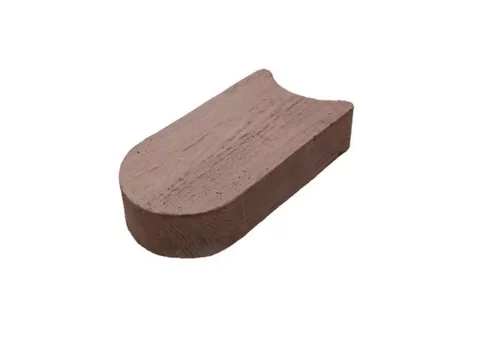 Presbeton trávový lem BARK 22x12x5 cm hnedá
