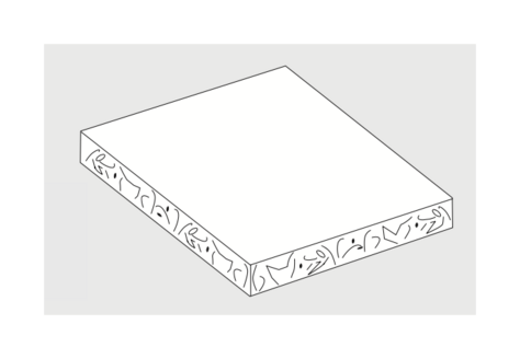 Stĺpiková strieška 50x50x6 cm (rovná)