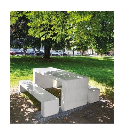 Stôl LA biela hladká