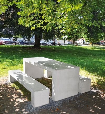 Stôl LA biela hladká