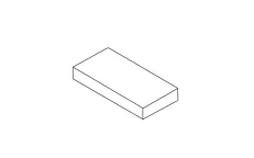 Strieška 60x30x10 cm