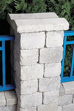 TEGULA múr antik Plotová strieška 24,4x23x9cm lastúrové vápno