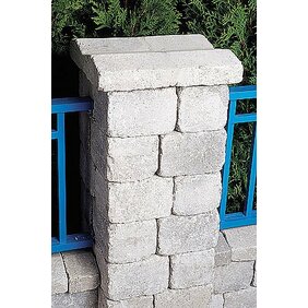 TEGULA múr antik Plotová strieška 24,4x23x9cm sivo tieňovaná