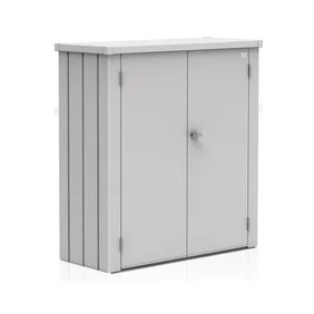Terasová skriňa Romeo® M strieborná-metalická