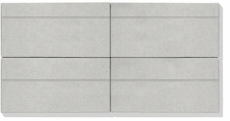 Terasové platne ESTER ® line 60x30x5 cm sivá