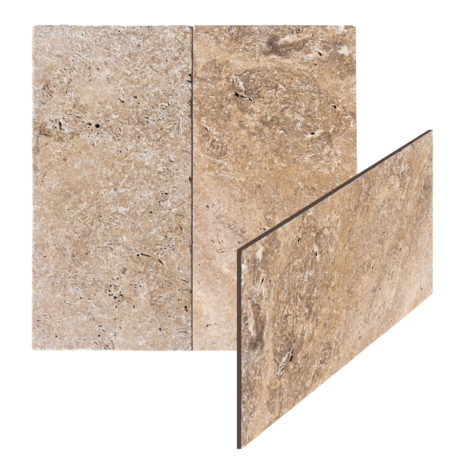 Travertín antik ATR55 COFFEE 1,2 cm dlažba alebo obklad