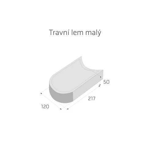 TRÁVOVÝ LEM malý sivý