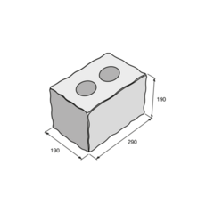 Trojštvrťový kameň HX 6/19/R