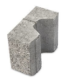 Tvárnica CASSER 1/4 3-strany štiepané 9,6x19,5x14,8cm granito