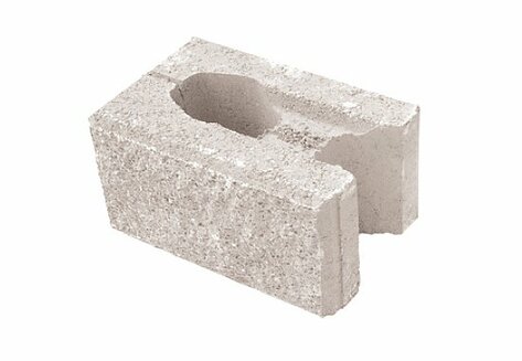Tvárnica CASSER 3/4 3-strany štiepané 30x19,5x14,8cm biely