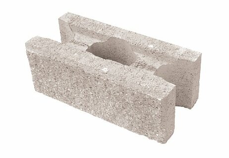 Tvárnica CASSER celý 2-strany štiepané 39,6x19,5x14,8cm biely