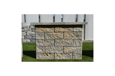 Tvárnica CASSER DUO 3B stĺpový prvok 3-strany štiepané 40x20x15 cm dolomite