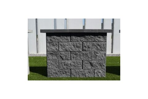 Tvárnica CASSER DUO celý 2-strany štiepané 40x20x15 cm grafitový