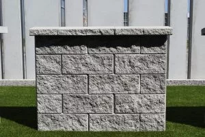 Tvárnica CASSER DUO celý 2-strany štiepané 40x20x15 cm white-shadow